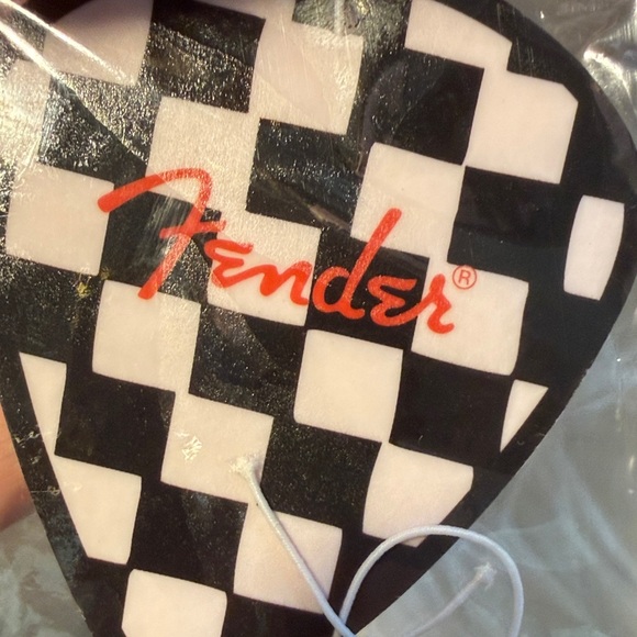 Fender Black and White Checkered Air Fresheners - Picture 3 of 5